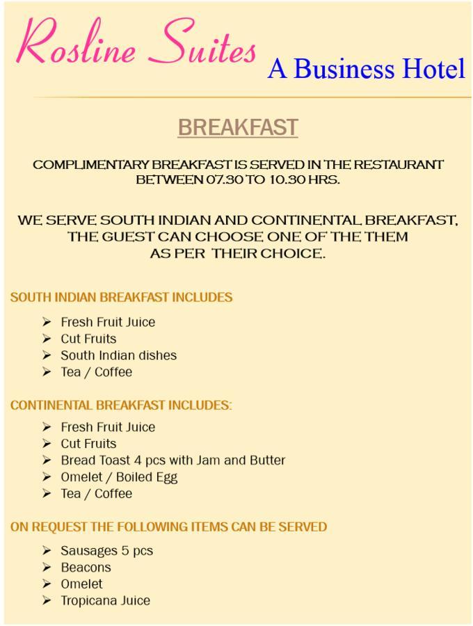 Roseline Suites Bangalore Ngoại thất bức ảnh